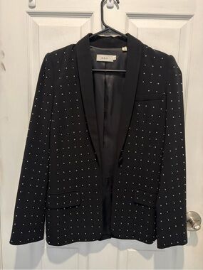 A.L.C. Black Embellished Studded Blazer